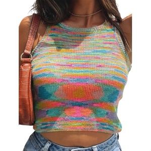 Neon Rainbow tank